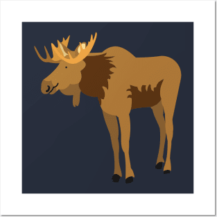 Moose Posters and Art